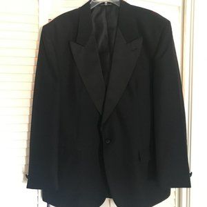 Men's Black Tuxedo 44R Adjustable Pants 36-37-38 x 29 Length